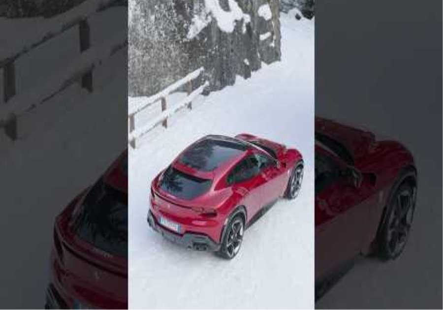 There’s no business like snow business. #FerrariPurosangue