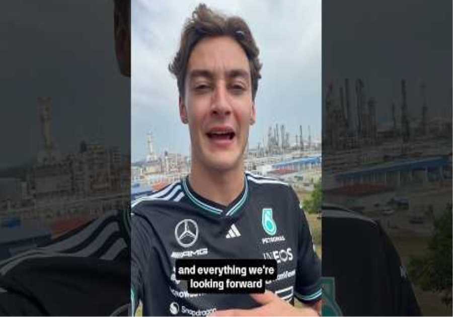 Spend the day with George Russell at the PETRONAS Melaka Energy Plant in Malaysia! 🇲🇾💚⚡️