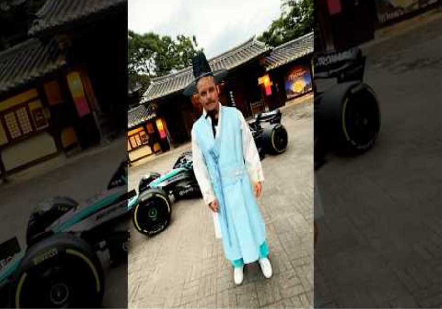 Welcome to the F1 show, Korean style 💪 #f1 #formula1 #mercedesamgf1