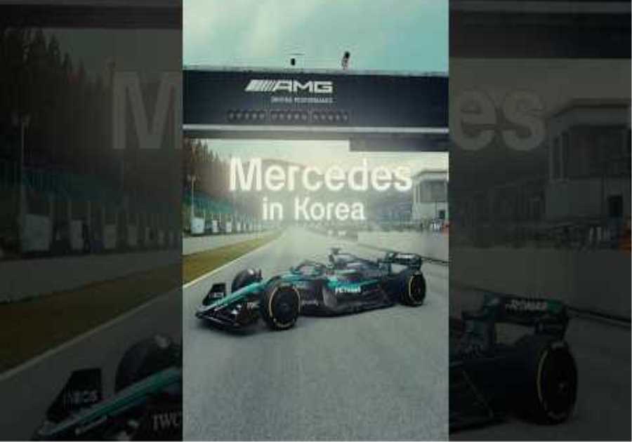 Korea has all types of Mercedes! Even F1 cars!