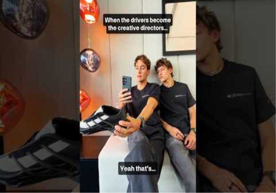 Can George Russell and Kimi Antonelli be social media admins? 🤣 #f1 #mercedesf1 #mexicangp