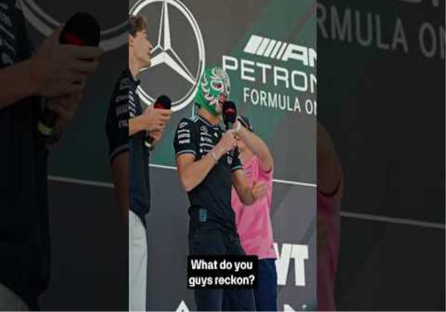 Kimi Antonelli? Meet Kimi Mysterio! 🥊 #f1 #mercedesf1 #kimiantonelli