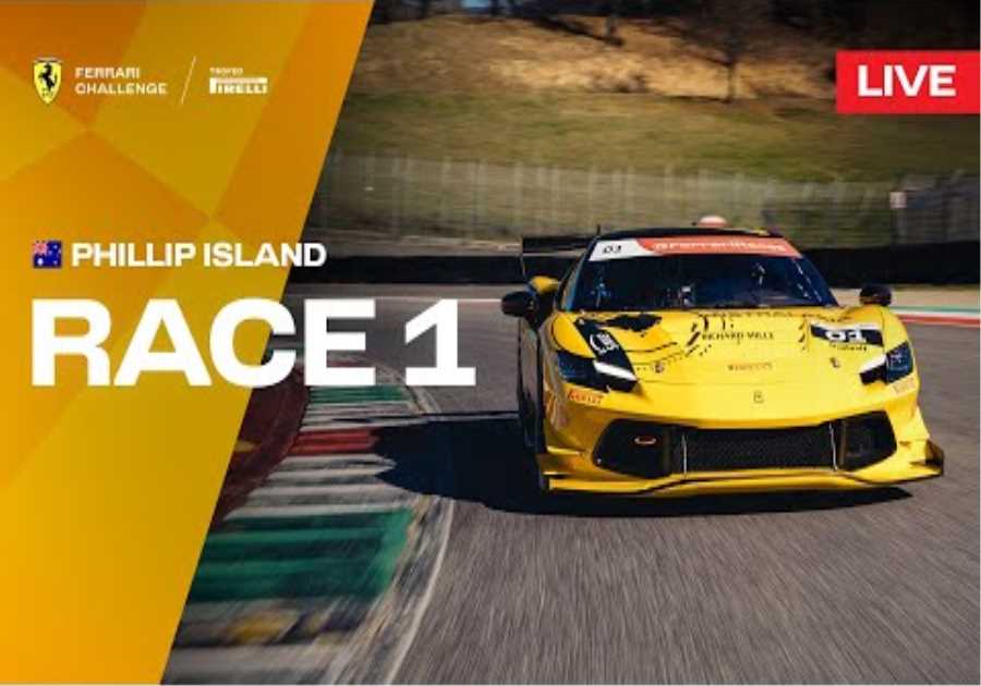 LIVE Ferrari Challenge Australasia - Phillip Island, Race 1