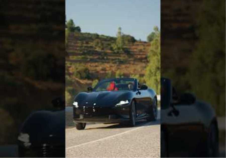 Nothing stacks up to the vibes of a road trip in the #FerrariRomaSpider. #LaNuovaDolceVita
