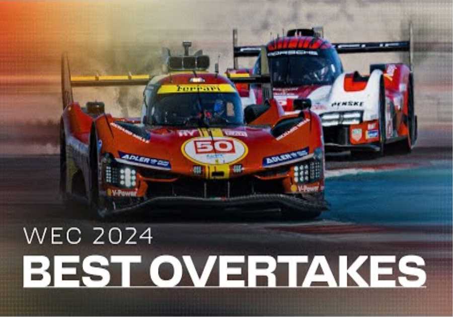 Ferrari 499P in Action: Overtakes from the 2024 WEC Season!