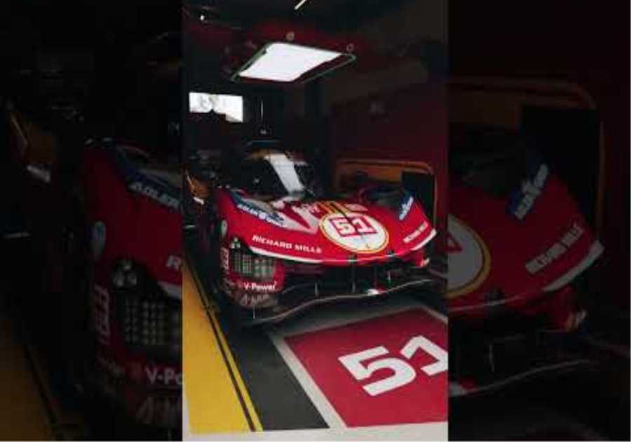 Clocking in for  #6HSpa 🫡#FerrariHypercar #WEC