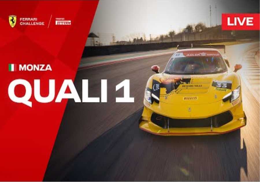 LIVE Ferrari Challenge Europe - Monza, Qualifying 1