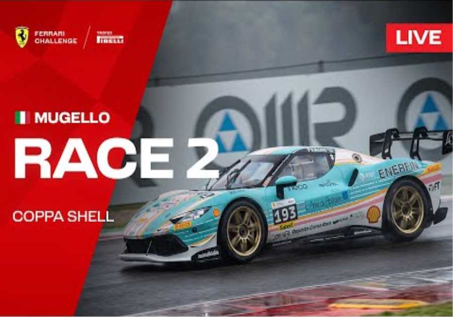 LIVE Ferrari Challenge EU - Mugello, Race 2 - Coppa Shell