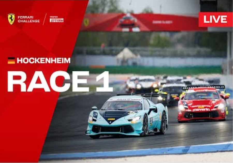Live Ferrari Challenge Europe - Hockenheim, Race 1
