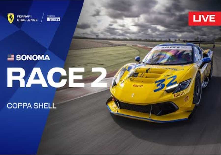 LIVE Ferrari Challenge North America - Sonoma, Coppa Shell 2