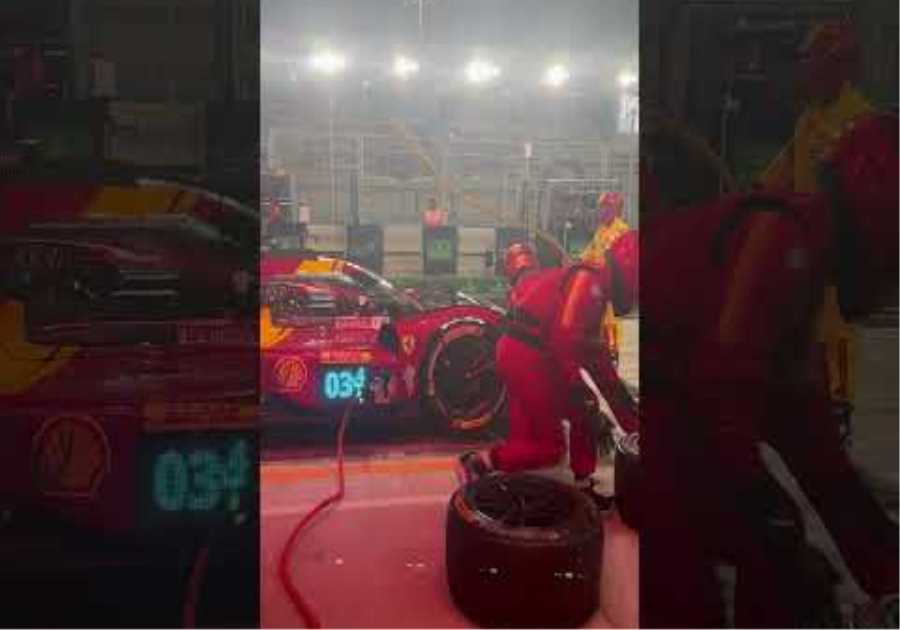 7️⃣ hours of running on track, we keep pushing! 👊 #Qatar1812km #FerrariHypercar #Ferrari499P #WEC