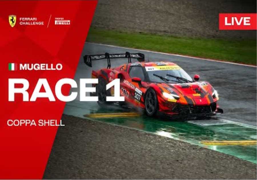 LIVE Ferrari Challenge EU - Mugello, Race 1 - Coppa Shell