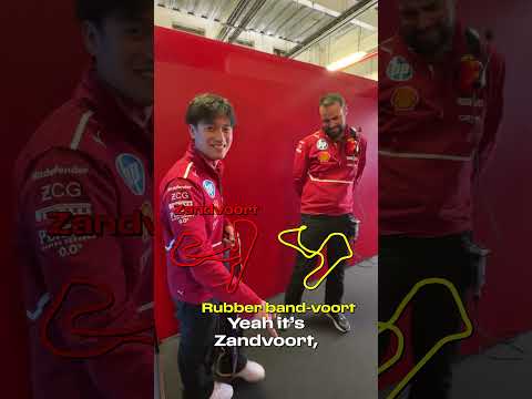 How to make an F1 track👇 with Zhou Guanyu!