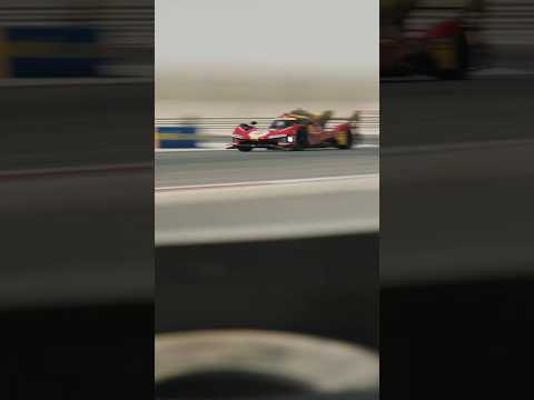 From daylight to headlights 💡#FerrariHypercar #Ferrari499P #WEC #8HBahrain