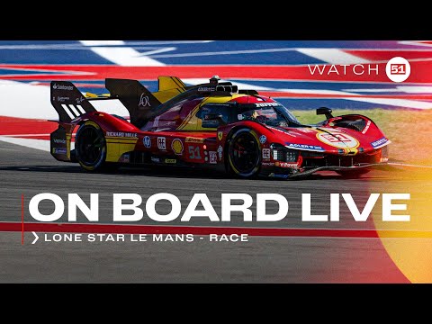 Ferrari Hypercar | Onboard the #51 LIVE race action at 6H COTA  2024  | FIA WEC