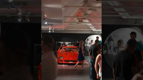 Lights on at the #MuseoFerrari ✨#Ferrari #Maranello #MuseiFerrari