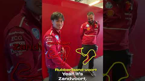 How to make an F1 track👇 with Zhou Guanyu!