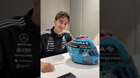 George keeps his Mr Beast promise! 👊 #f1 #mercedesf1 #georgerussell