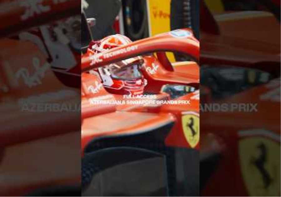 Watch the latest BTS now across the Azerbaijan and Singapore Grand Prix weekends 👀