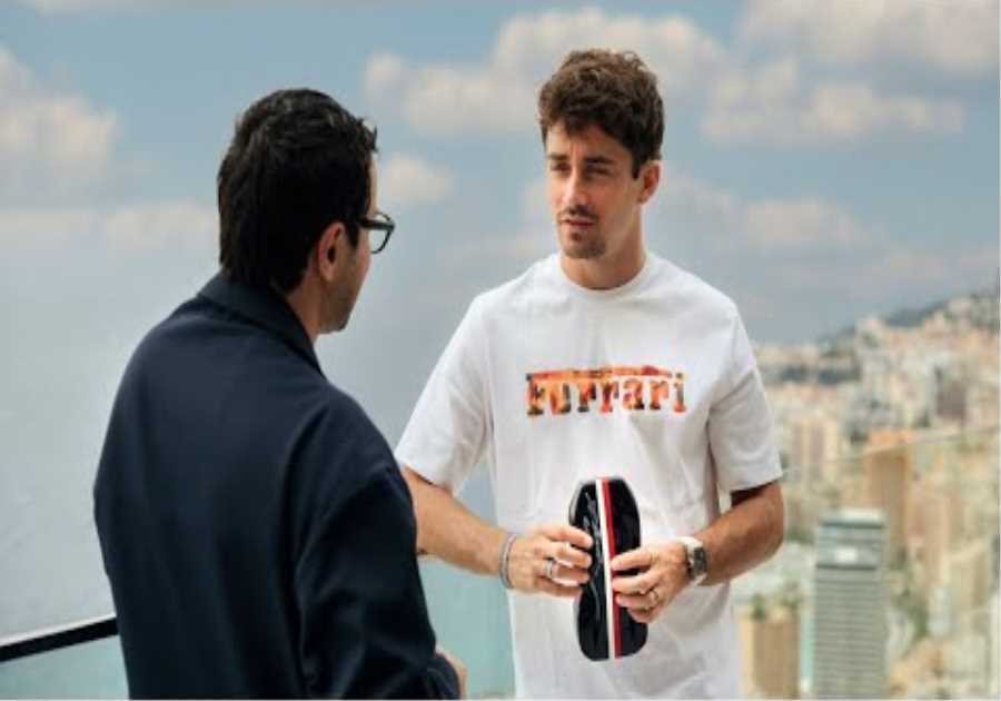 Limited-edition Maranello Clutch: crafted with Leclerc for the 2024 Italian GP