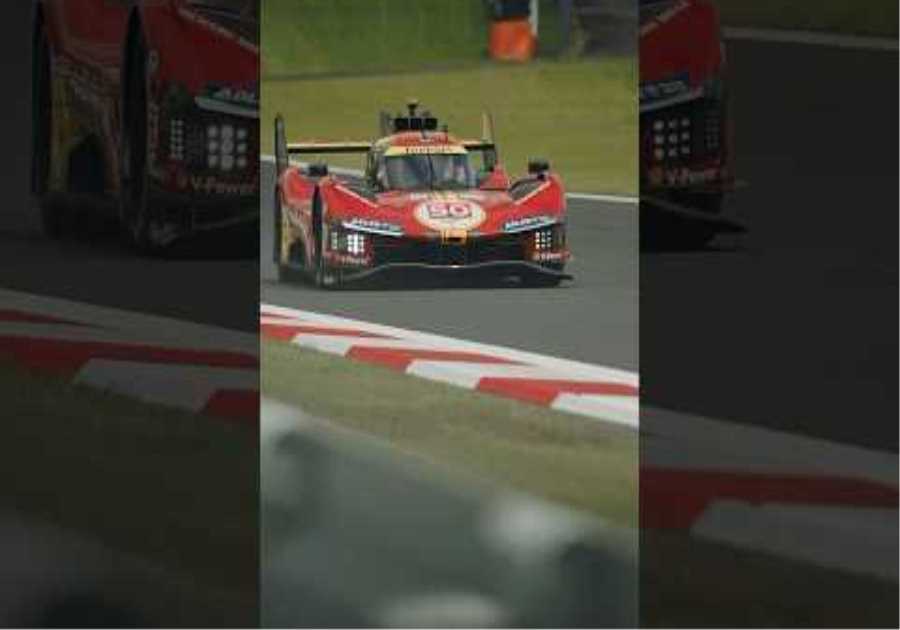 We can’t get enough of this slow-mo 🗻📹#FerrariHypercar #Ferrari499P #WEC #6HFuji