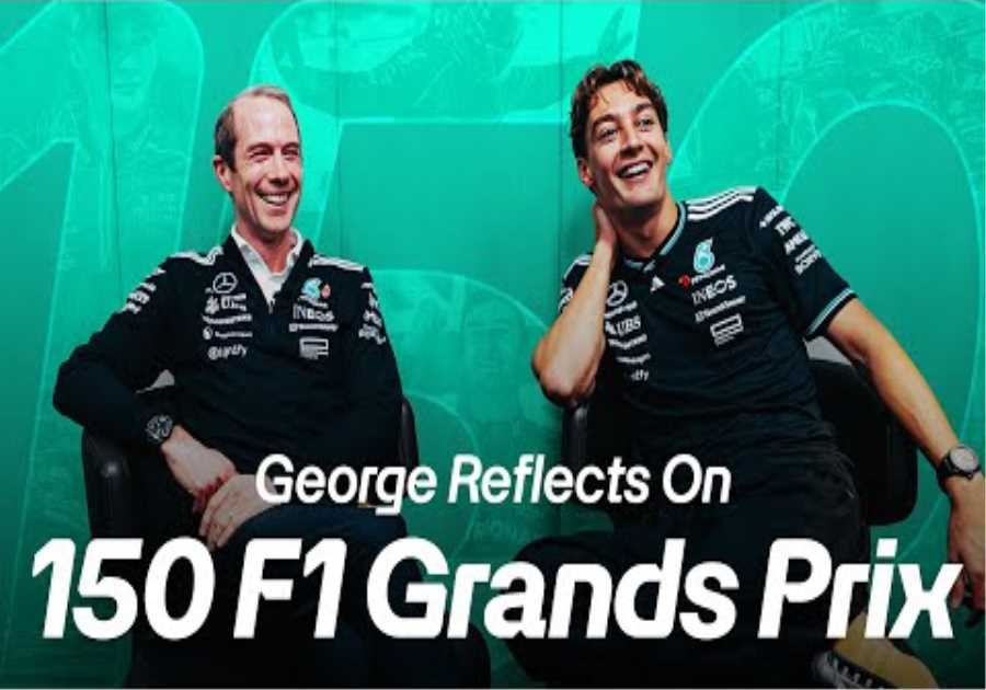 George Looks Back on 150 F1 Grands Prix Starts! 💙