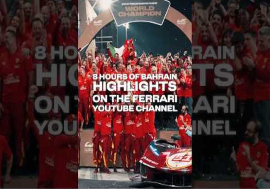 What a race. What a season finale. 🏆 #WEC #FerrariHypercar