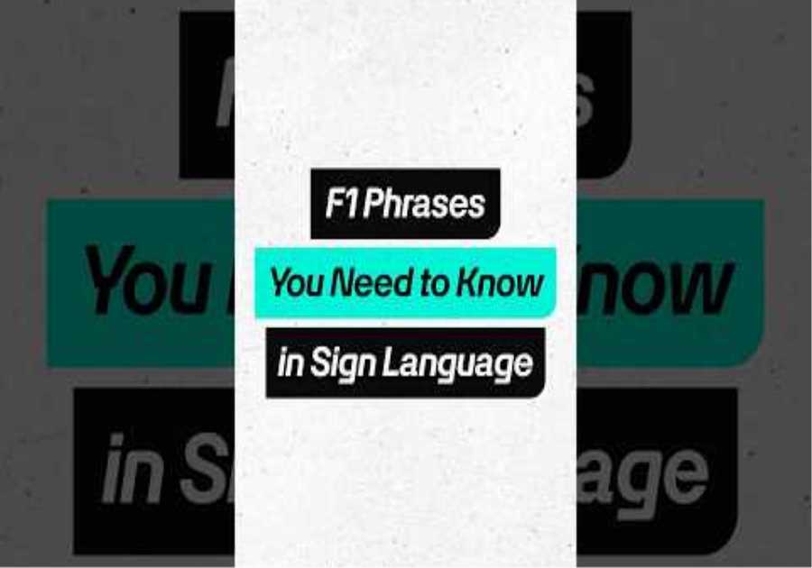 Back with another British Sign Language lesson 🤓 More F1 phrases for you! #f1 #formula1 #mercedesf1