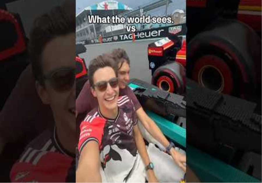 George Russell then vs now #MercedesF1 #GeorgeRussell #f1