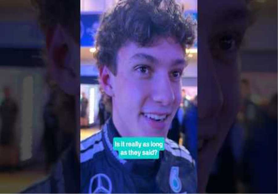 Kimi’s first time driving in Vegas!