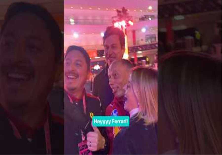 The selfie of the century 😂 #MercedesF1 #F1 #Ferrari #TotoWolff