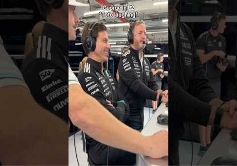 All the emotions in Qatar Sprint Quali! 😂😅 #f1 #mercedesf1 #totowolff