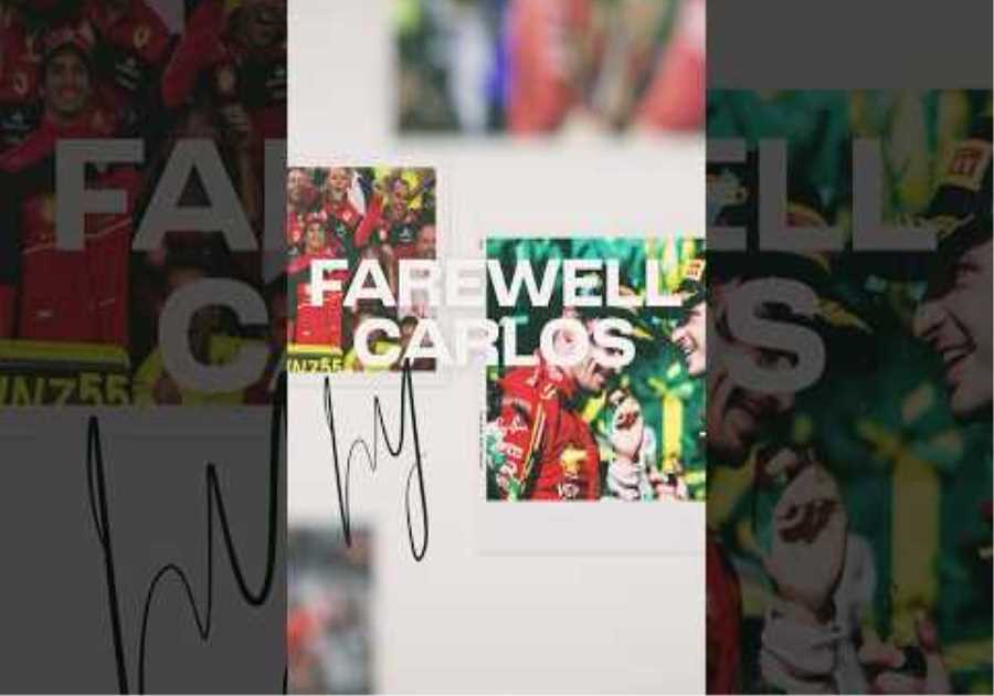 Grazie, Carlos ❤️Relive some of Carlos’ best moments in our new video! #ScuderiaFerrari #CarlosSainz