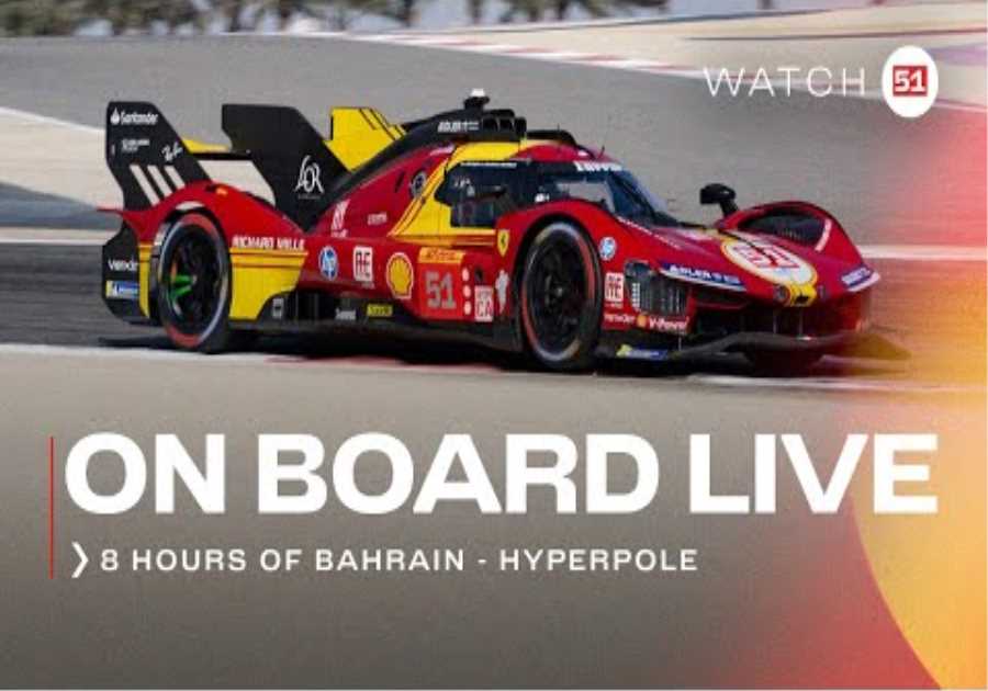 Onboard car #51 for QUALI at 8H of Bahrain | Ferrari Hypercar
