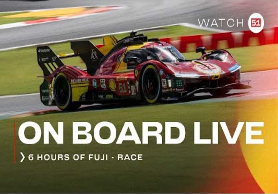 Ferrari Hypercar | Onboard the #51 LIVE race action at 6H of Fuji 2024 | FIA WEC