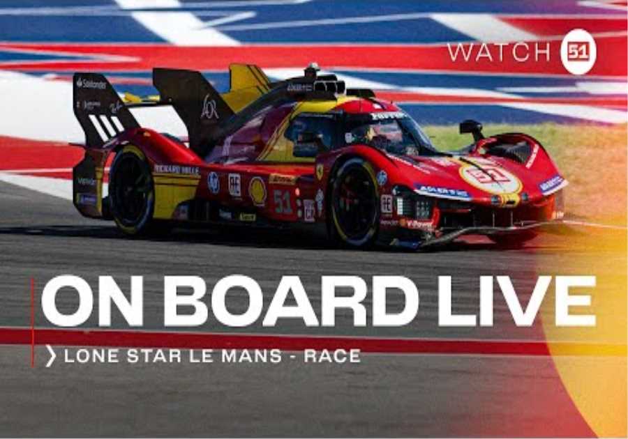Ferrari Hypercar | Onboard the #51 LIVE race action at 6H COTA  2024  | FIA WEC