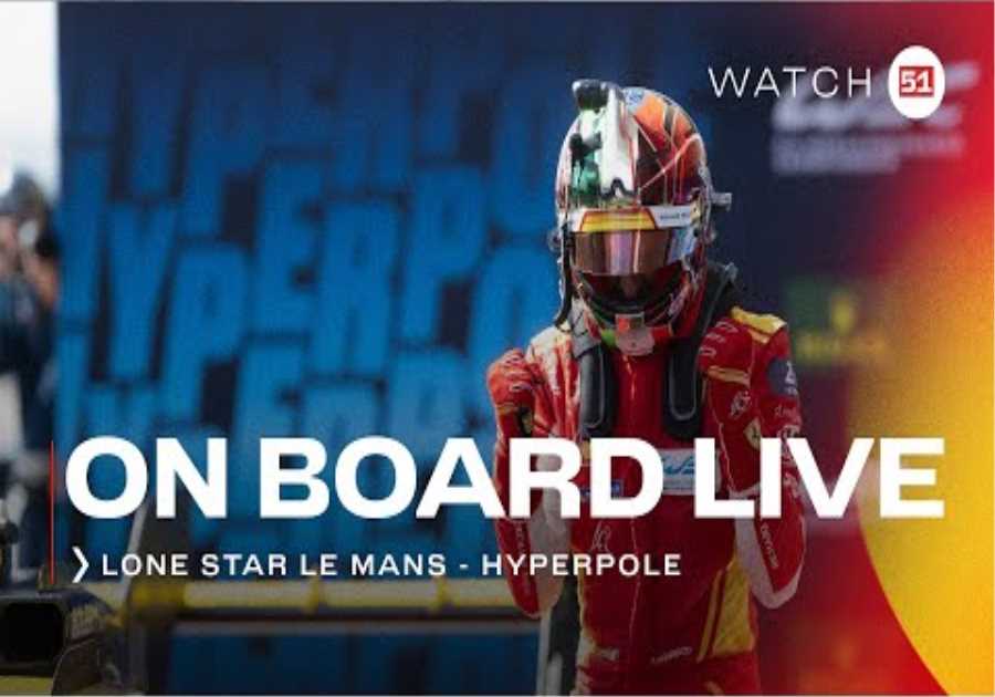 Onboard car #51 for QUALI at Lone Star Le Mans | Ferrari Hypercar