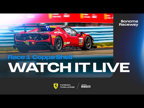 Ferrari Challenge North America - Sonoma, Race 1 - Coppa Shell