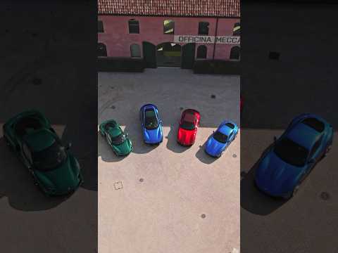 During August you can find these four #Ferrari Sports Cars in the #MuseoEnzoFerrari forecourt.