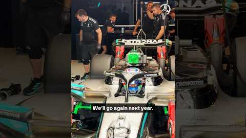 Kimi Antonelli Finishes Track Running in Abu Dhabi! #mercedesf1 #kimiantonelli #f1