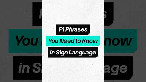 One last British Sign Language lesson for 2025 with F1 phrases ❤️ #f1 #formula1 #mercedesf1