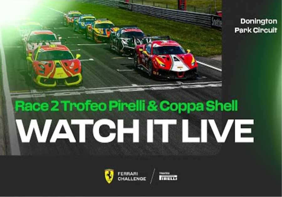 Ferrari Challenge UK - Donington, Race 2