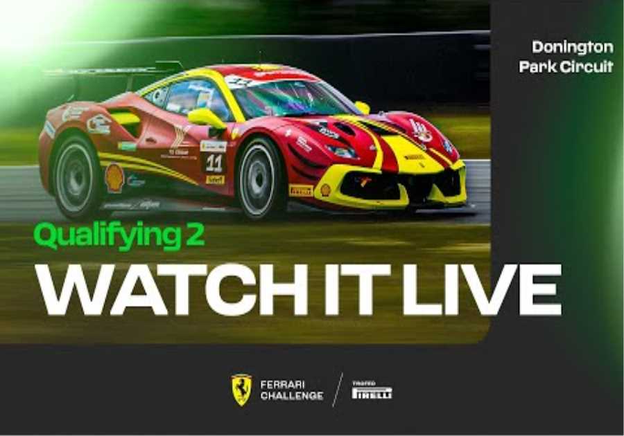 Ferrari Challenge UK - Donington, Qualifying 2