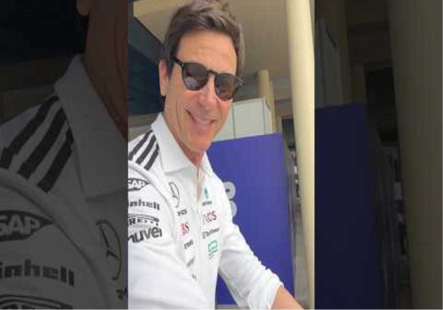 Toto’s a changed man 😉 #f1 #totowolff #mercedesf1