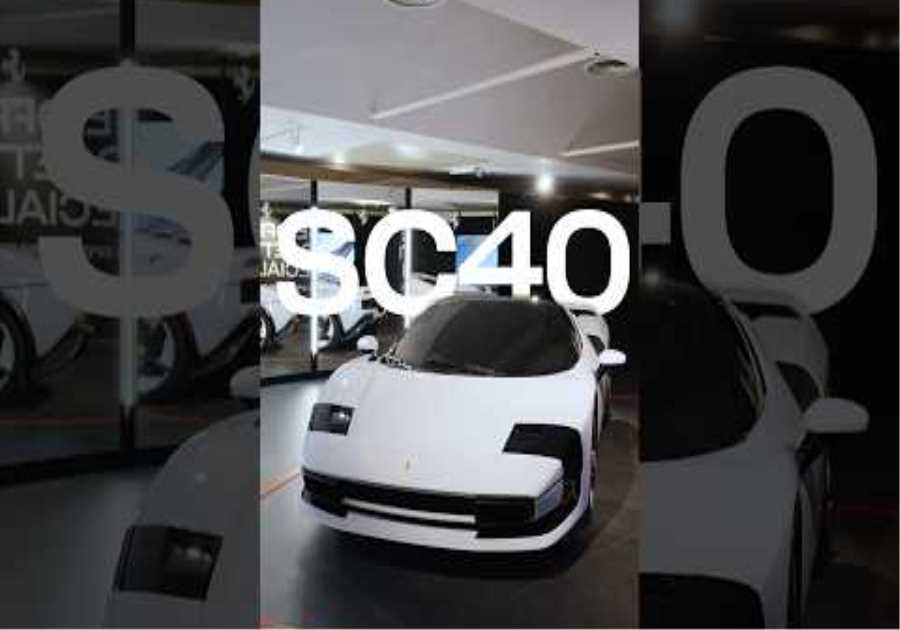 Meet the concept model of the #FerrariSC40 at the #MuseoFerrari in #Maranello 🤩#FerrariOneOff