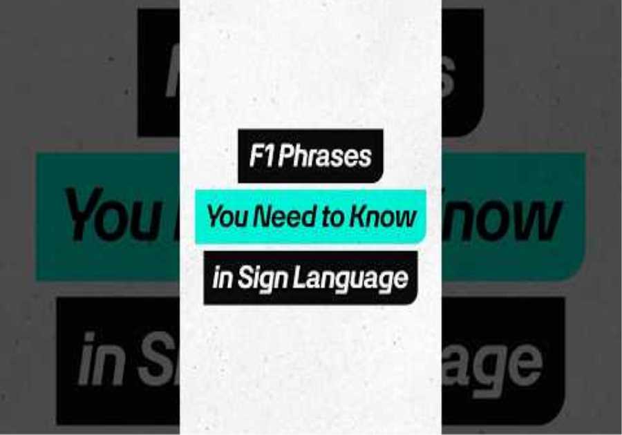 One last British Sign Language lesson for 2025 with F1 phrases ❤️ #f1 #formula1 #mercedesf1