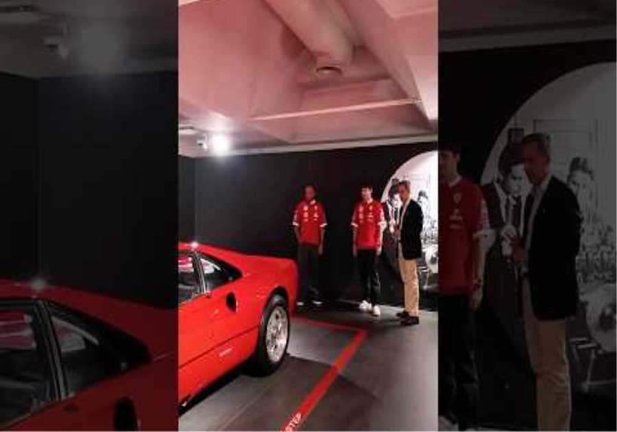 Special guests spotted at the #MuseoFerrari 👀 #MuseiFerrari #Ferrari #Maranello #ScuderiaFerrari