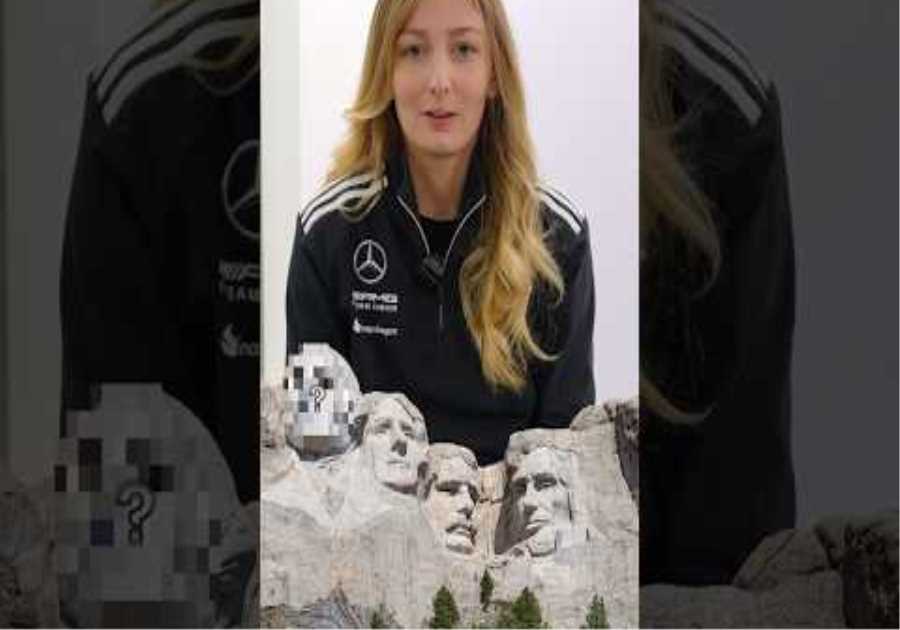 Doriane’s turn to choose her athlete Mount Rushmore 👀 #f1 #formula1 #mercedesf1