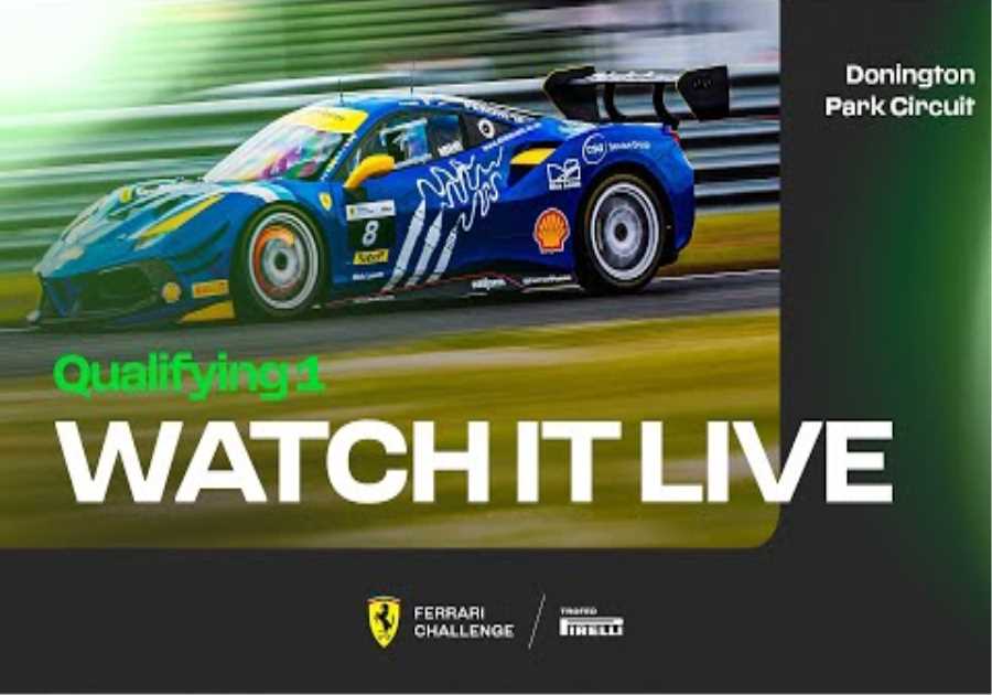 Ferrari Challenge UK - Donington, Qualifying 1