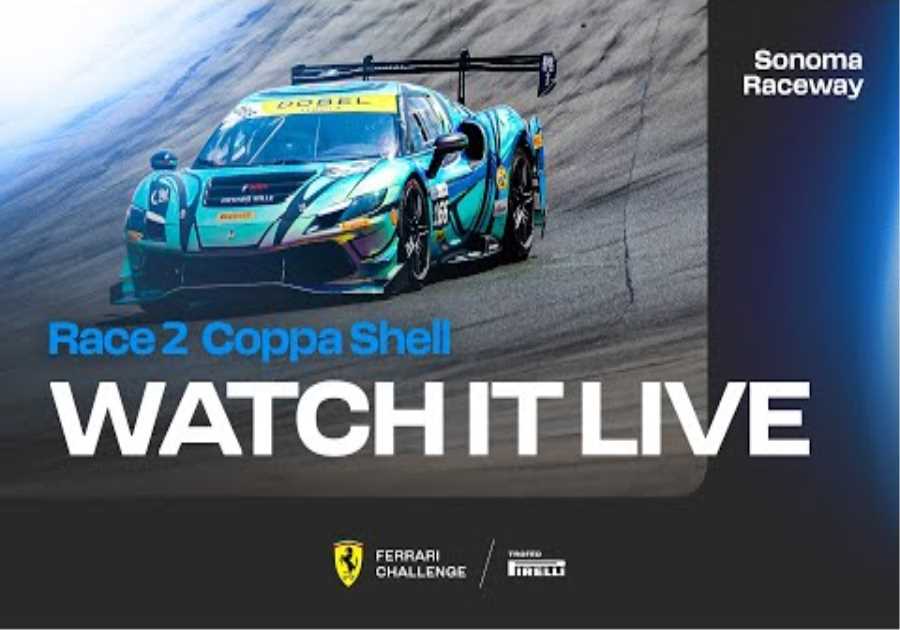 Ferrari Challenge North America - Sonoma, Race 2 - Coppa Shell